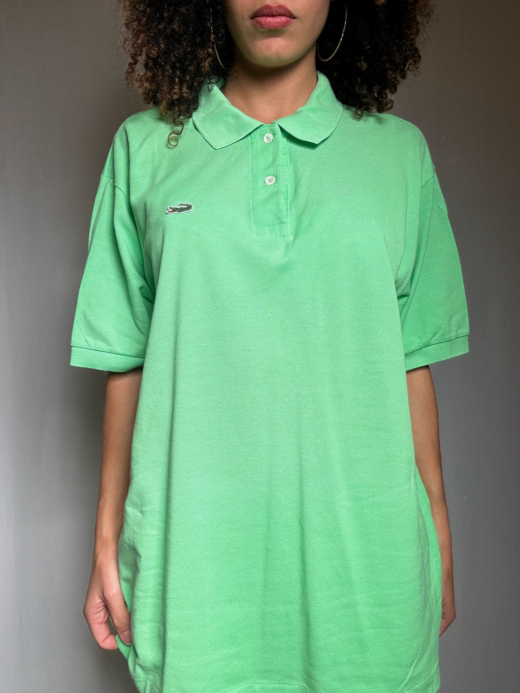 Polo vert pomme Lacoste XL vintage