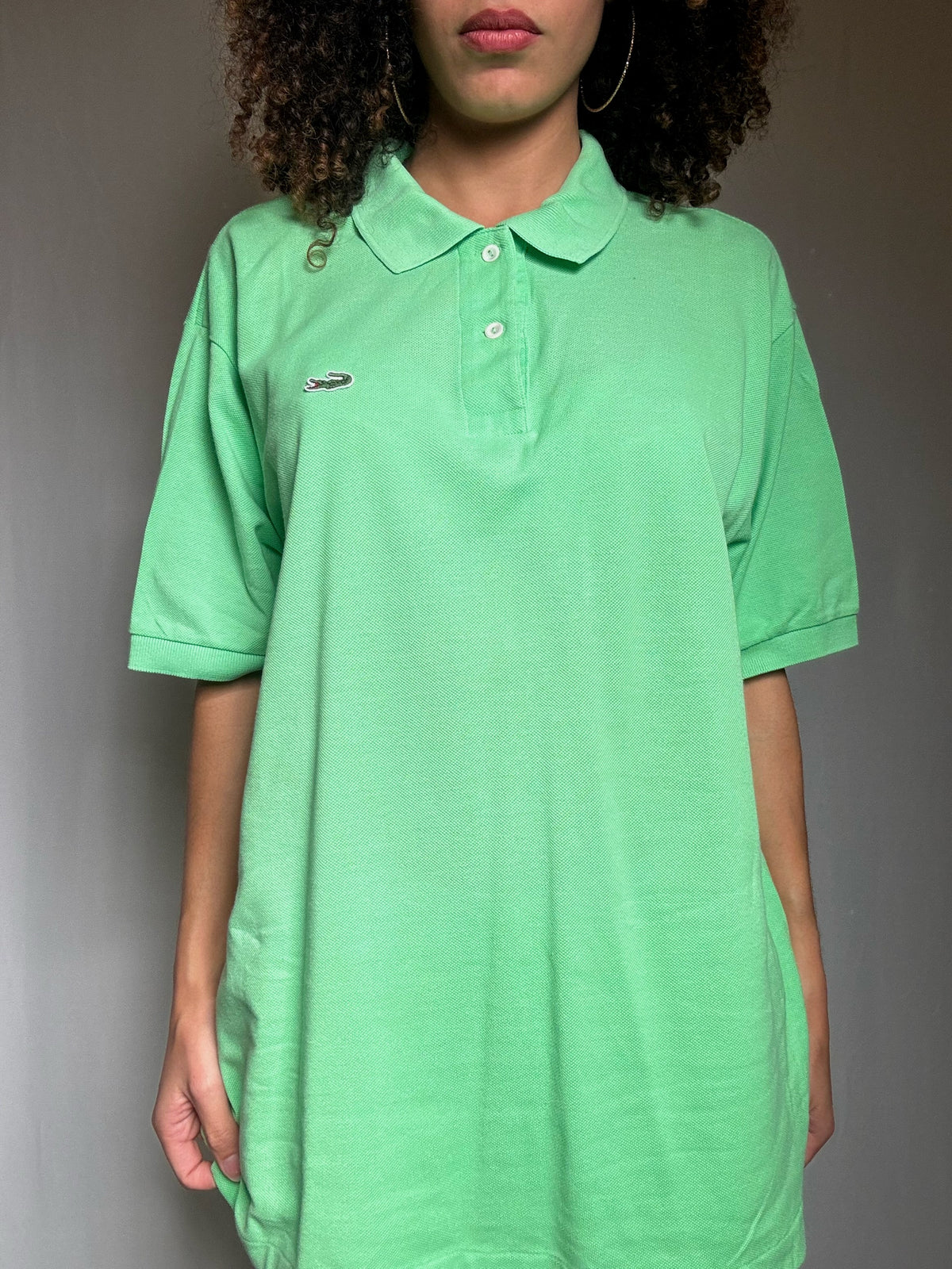 Polo vert pomme Lacoste XL vintage