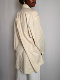Chemise beige Ralph Lauren L vintage