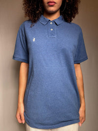 Polo bleu denim Ralph Lauren L vintage