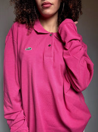 Polo rose Lacoste XXL vintage