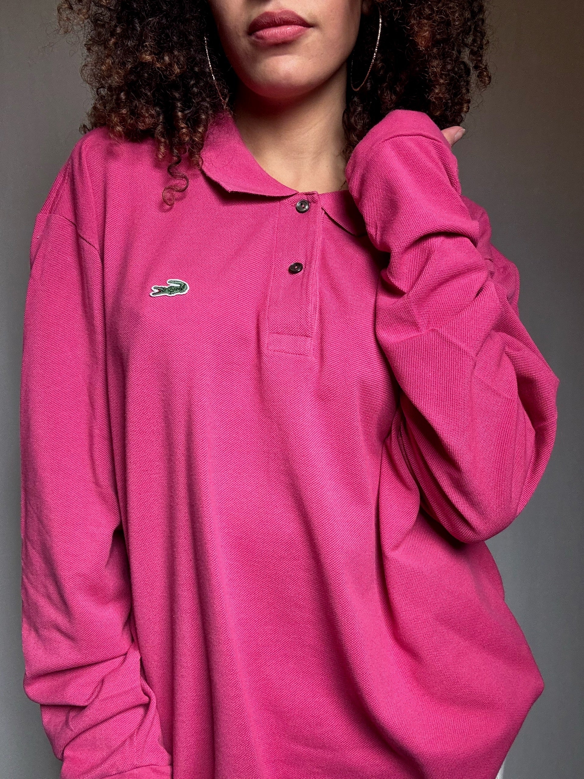 Polo rose Lacoste XXL vintage