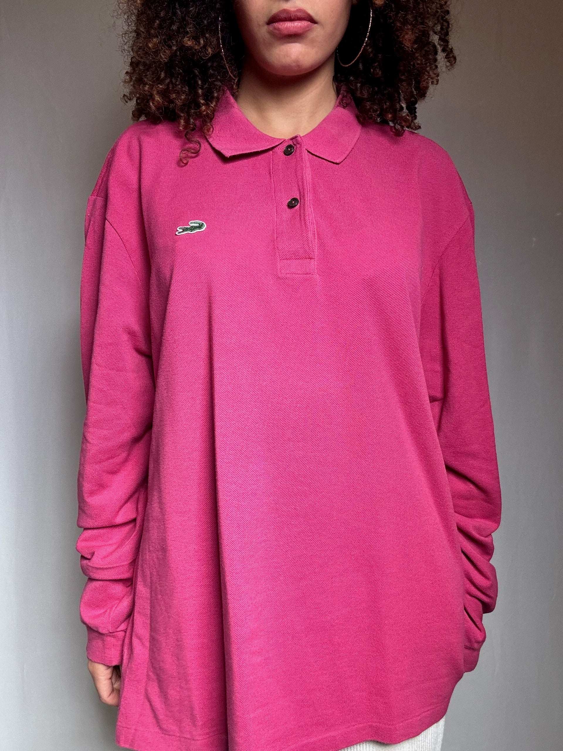 Polo rose Lacoste XXL vintage