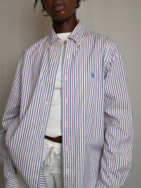 Chemise rayée Ralph Lauren L vintage