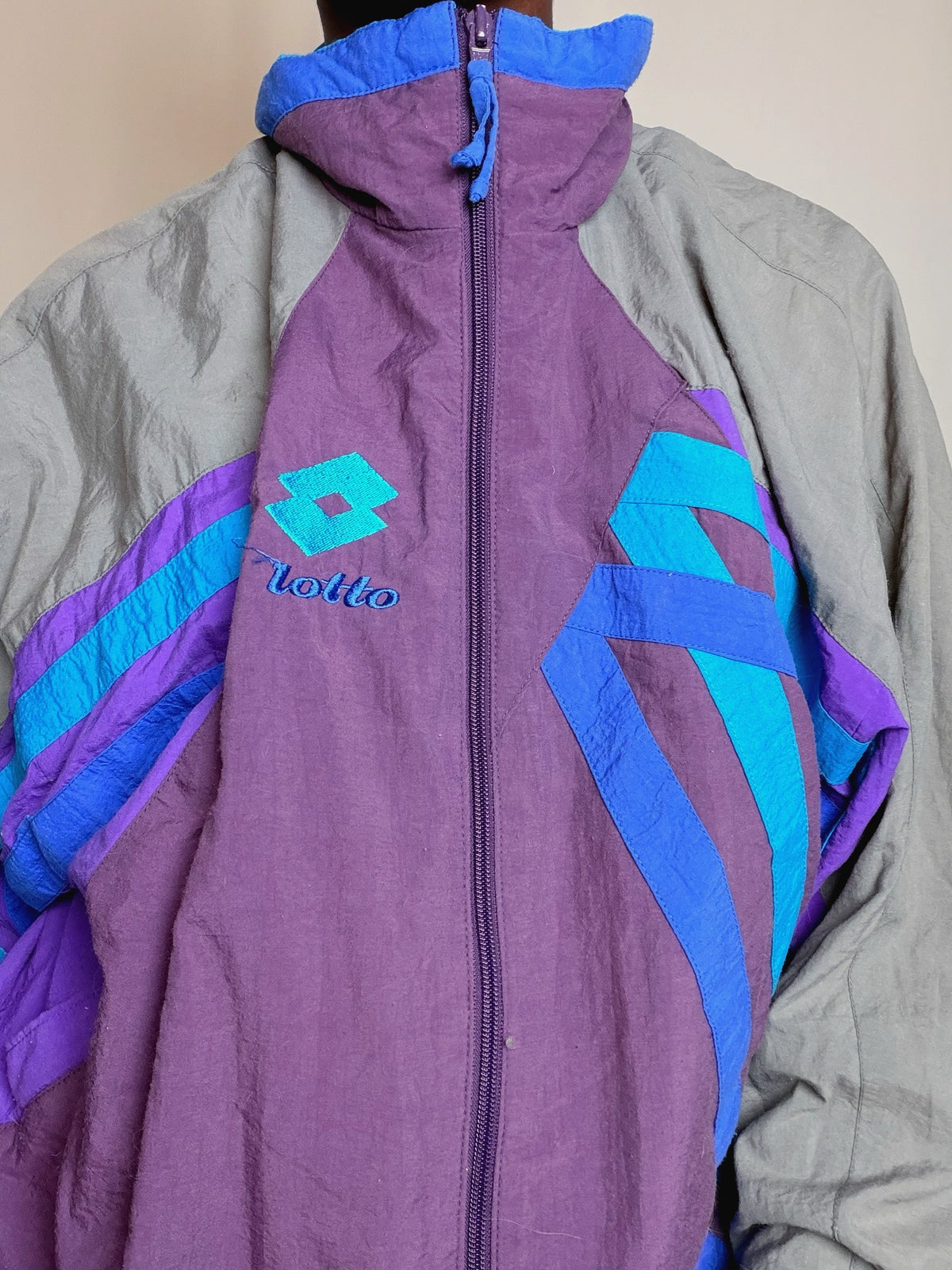 Jacket de sport colorée Lotto M vintage