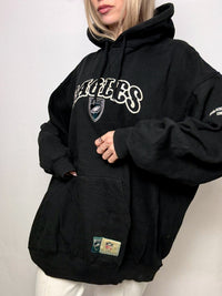 Sweat à capuche noir EAGLES x NFL XXL vintage