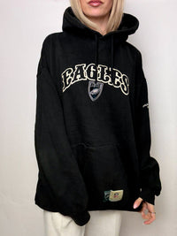 Sweat à capuche noir EAGLES x NFL XXL vintage