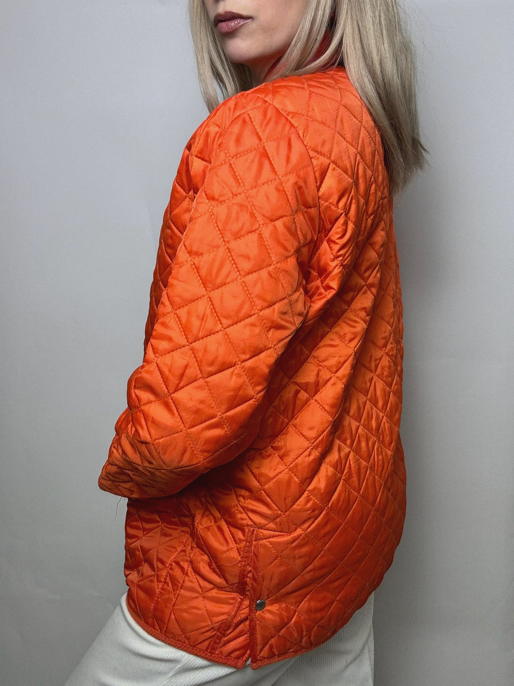 Vintage orange Steppjacke M/L