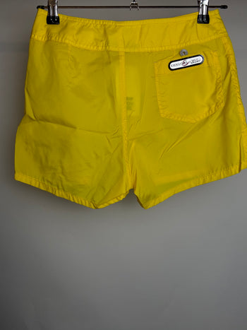 Short de plage jaune XS braderie