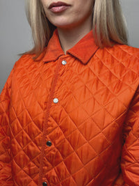 Vintage orange Steppjacke M/L