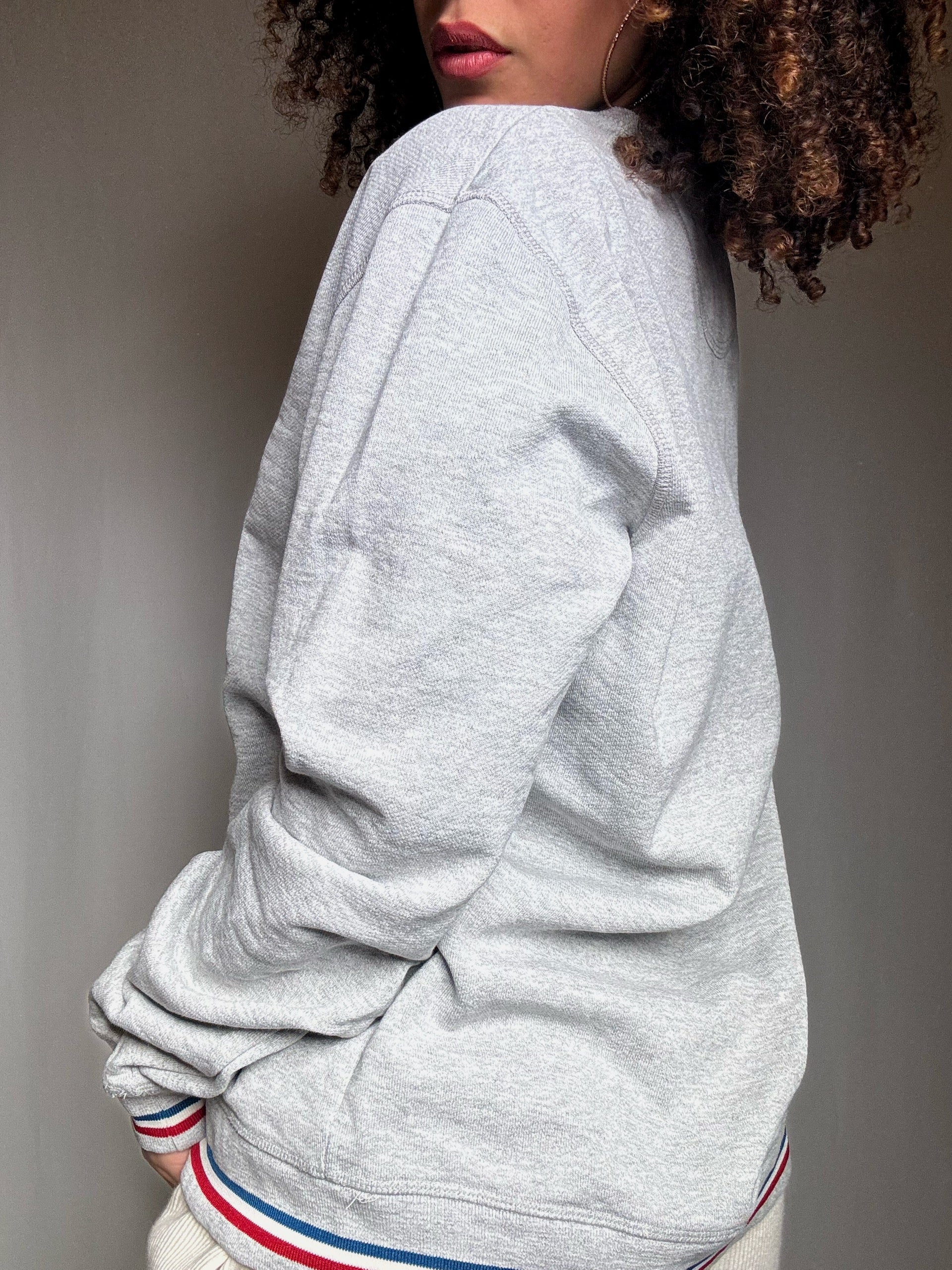 Sweat gris Adidas M vintage