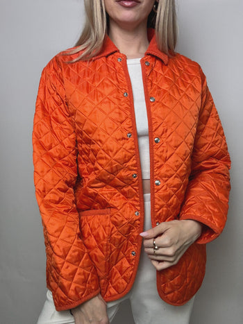 Veste matelassée orange M/L vintage