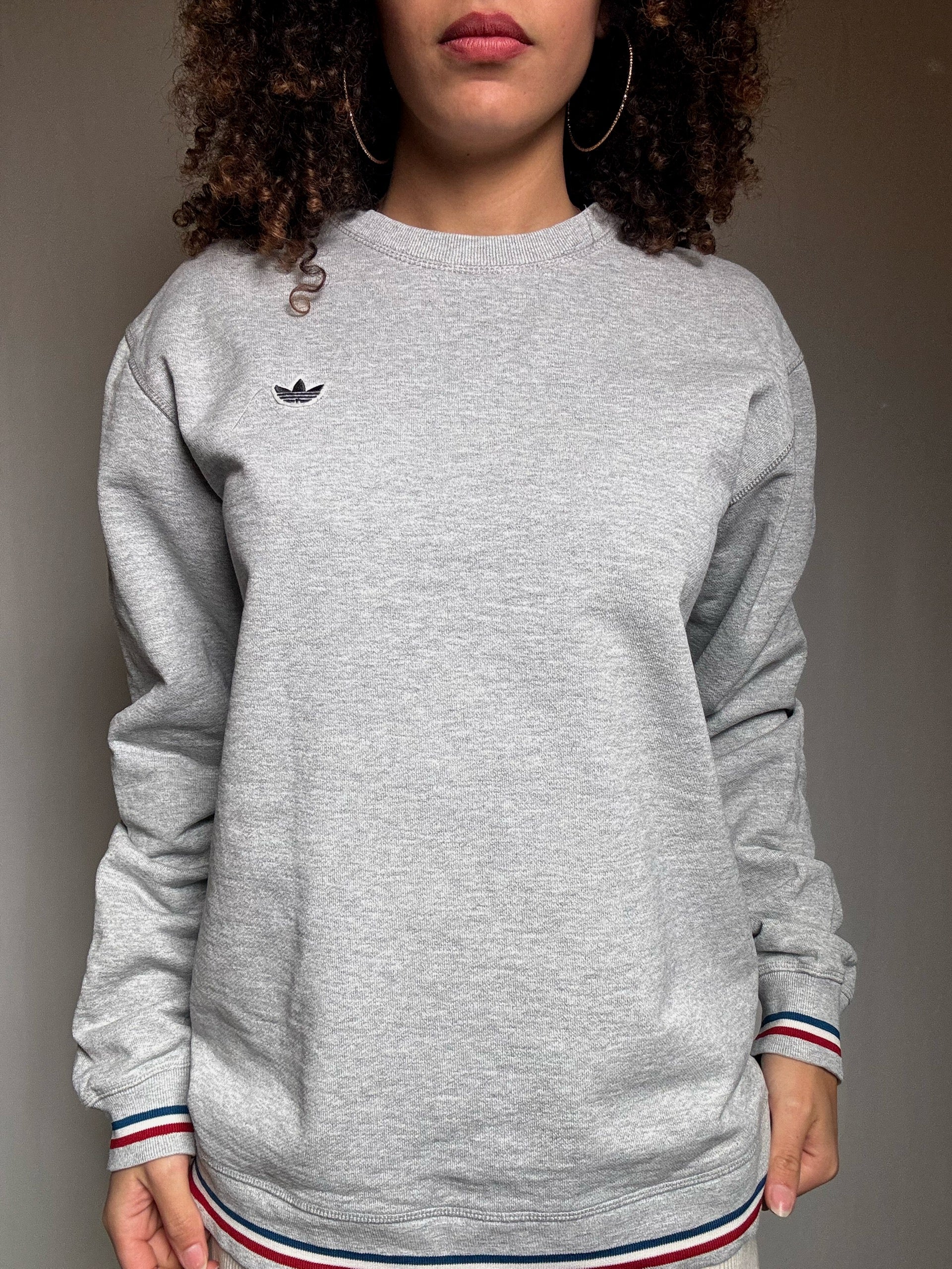 Sweat gris Adidas M vintage