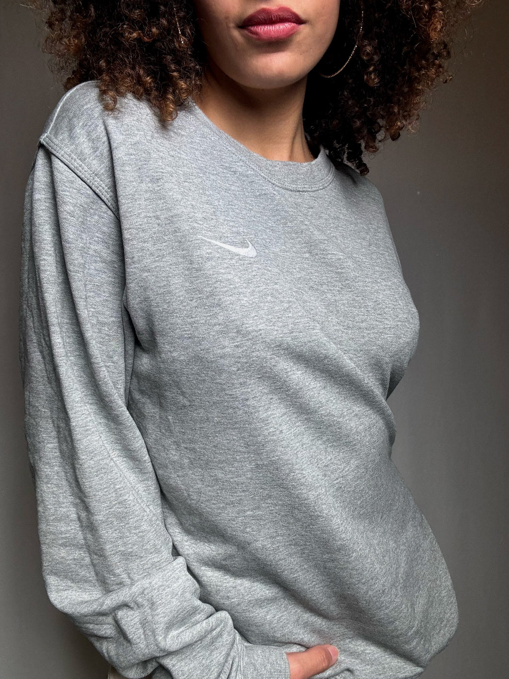 Sweat gris Nike L vintage