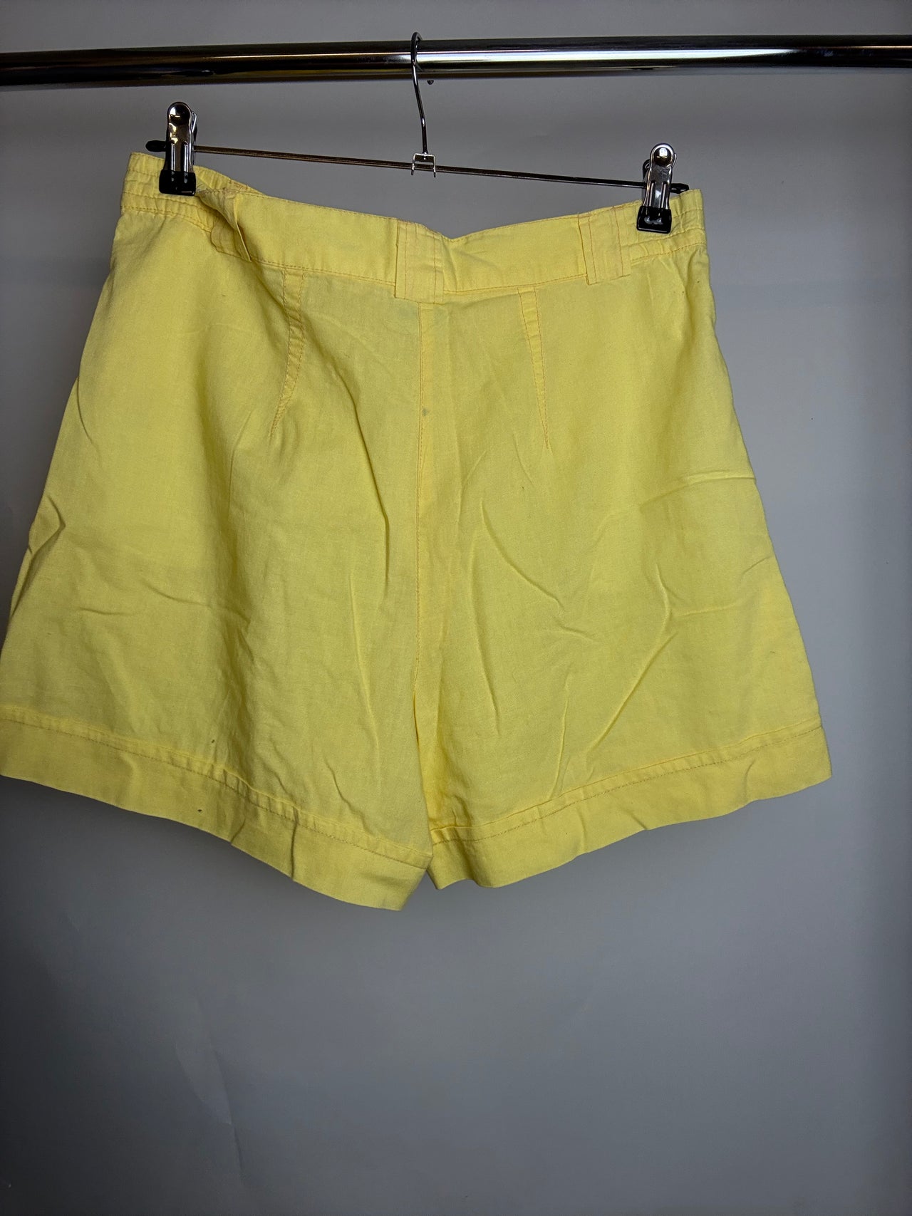 Short en coton jaune M braderie