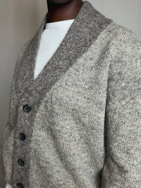 Cardigan beige chiné S/M vintage