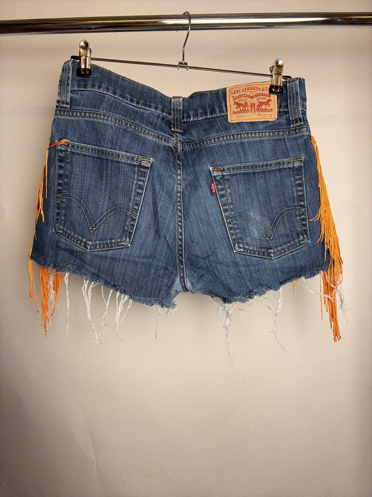 Short en jean upcyclé Levi's S braderie