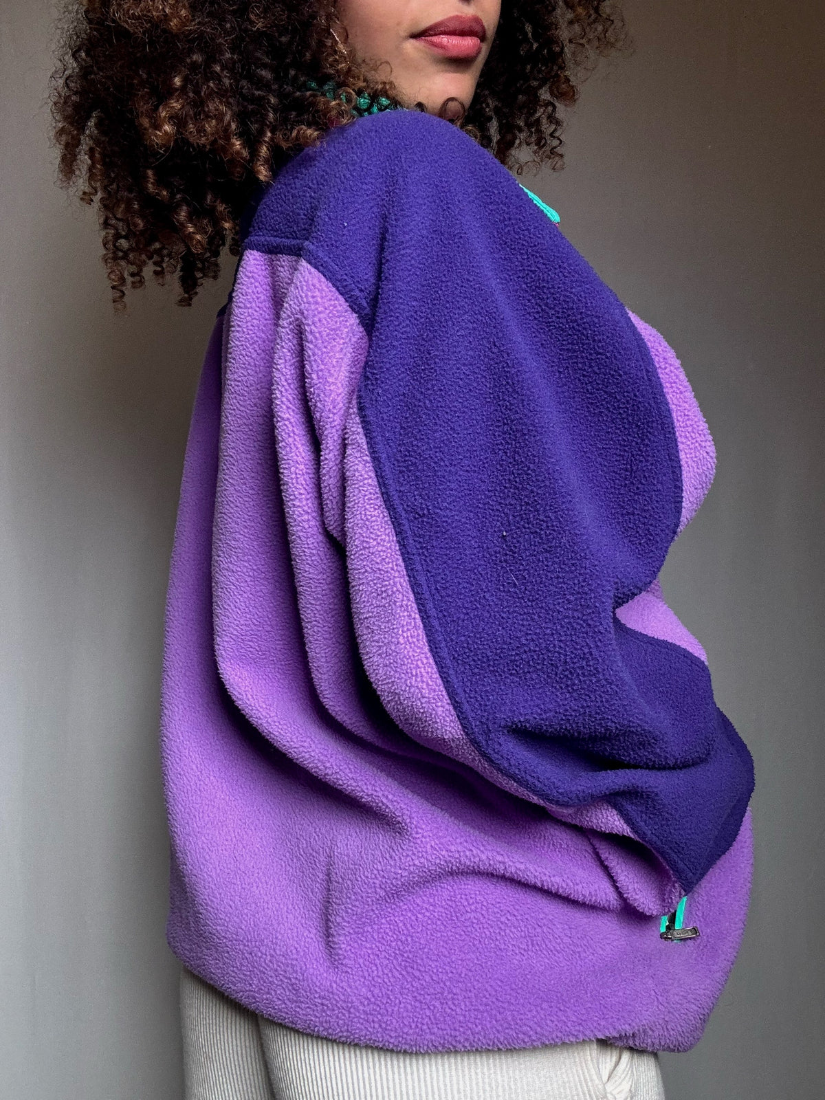 Polaire bloc couleur L vintage
