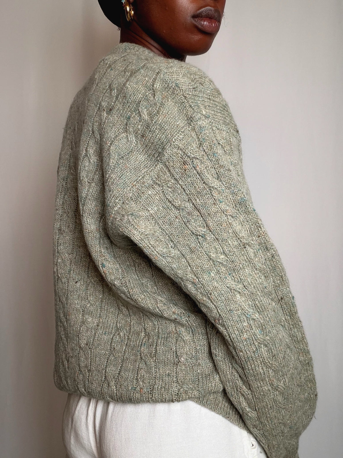 Cardigan vert M/L vintage