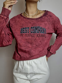Vintage Burgundy Sweater Best Company XL