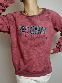 Vintage Burgundy Sweater Best Company XL