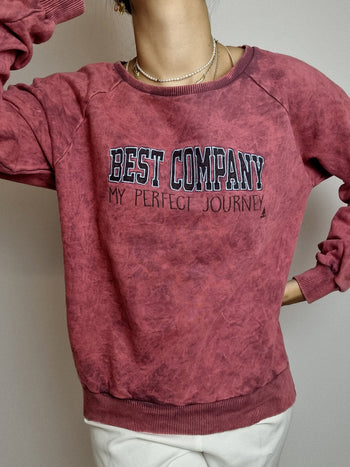 Pull vintage bordeaux Best Company XL