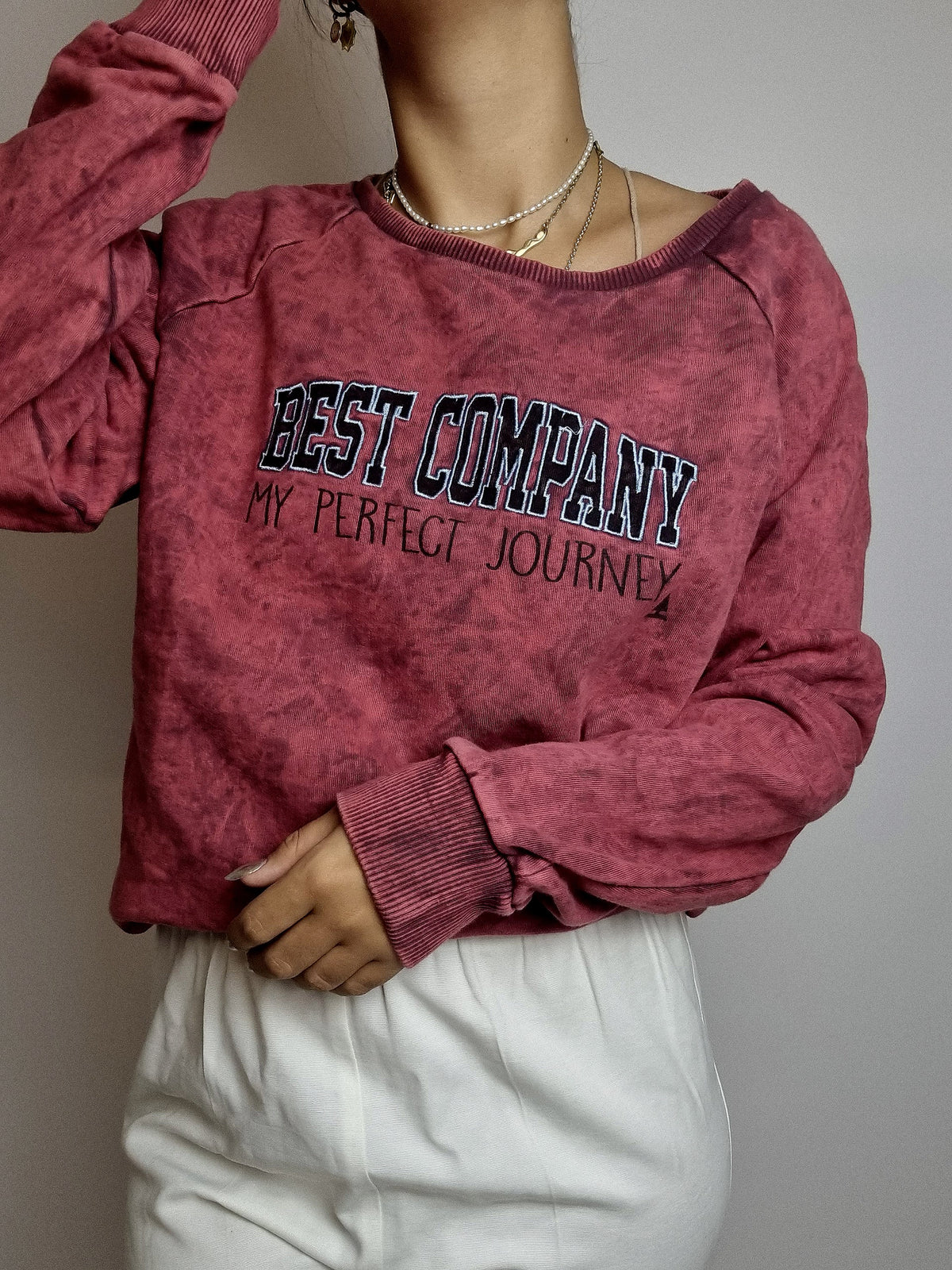 Vintage Burgundy Sweater Best Company XL