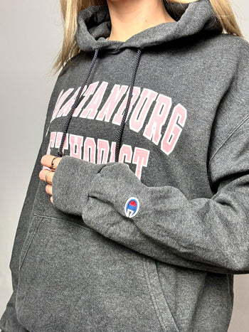 SPARTANBURG x CHAMPION L Vintage grauer Hoodie