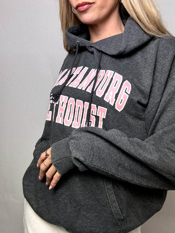 SPARTANBURG x CHAMPION L Vintage grauer Hoodie