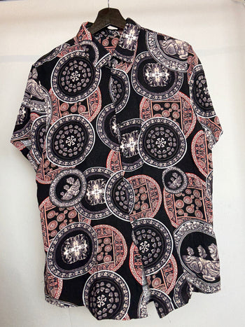 Chemisette en viscose à motif M braderie