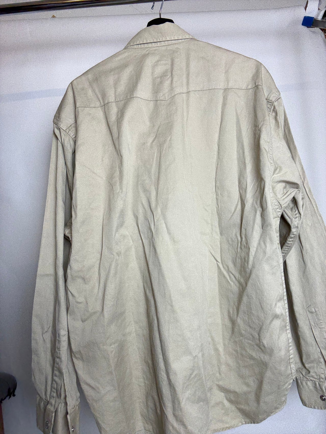 Chemise en jean beige XL braderie