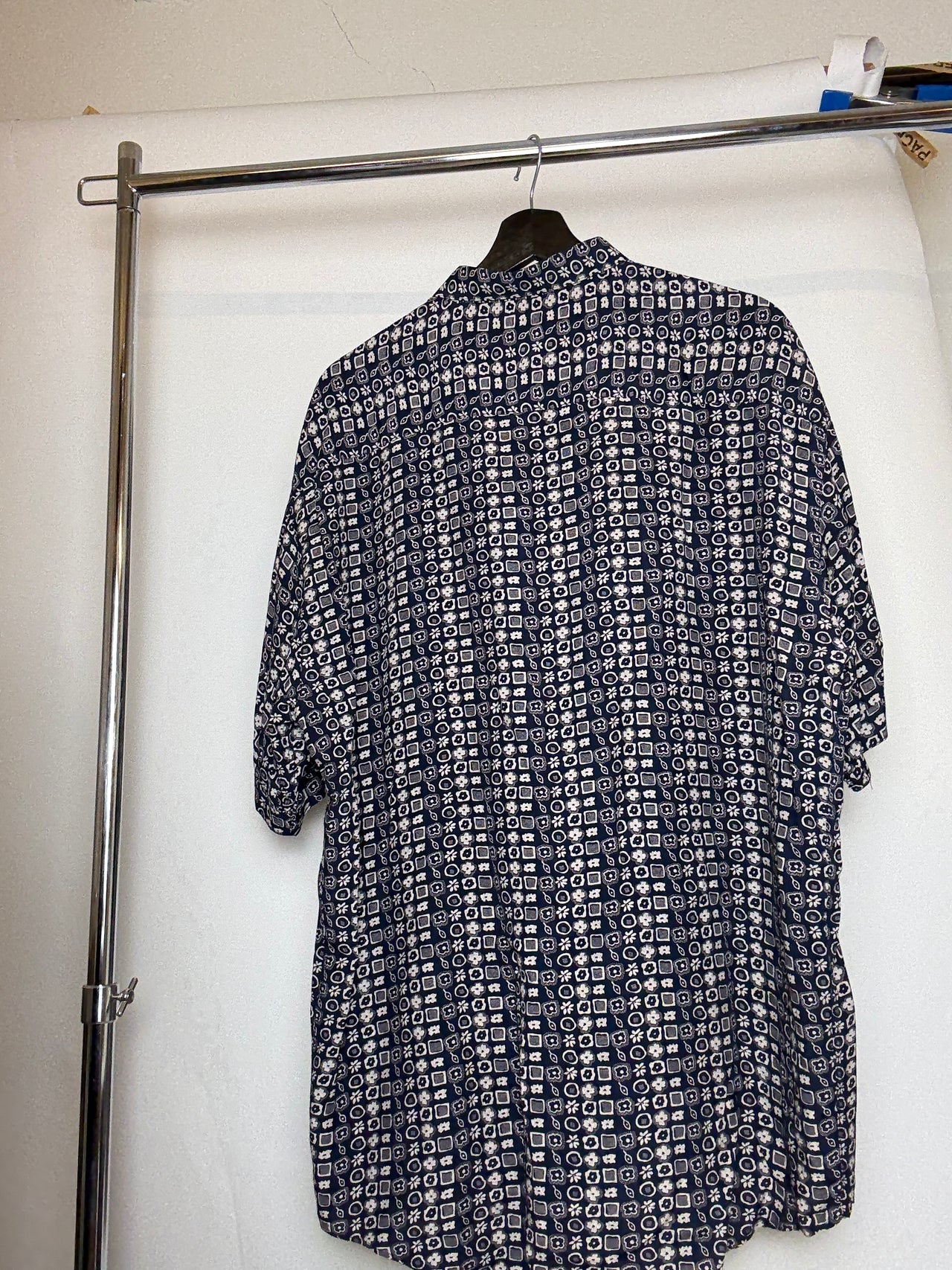 Chemise en viscose imprimée XL braderie