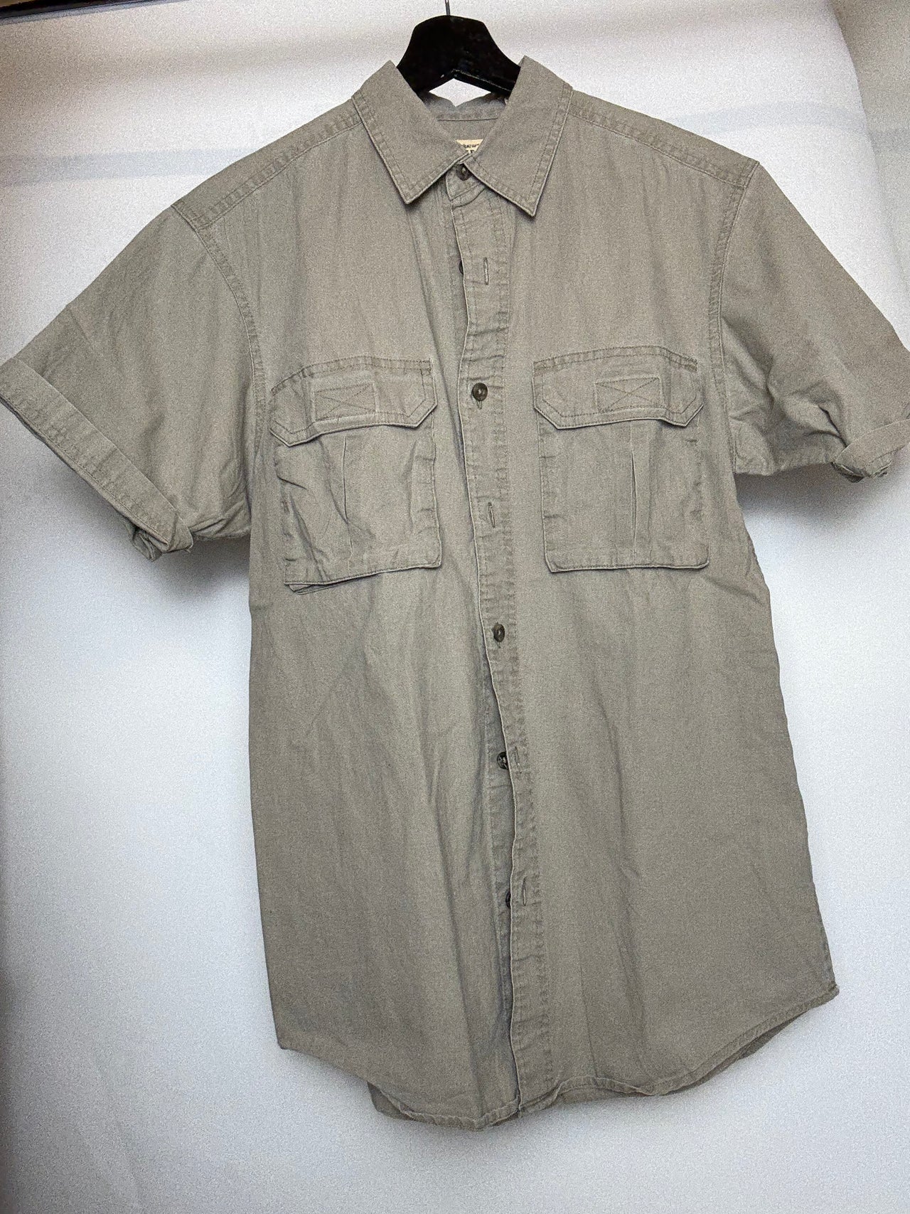 Chemise en coton beige L braderie