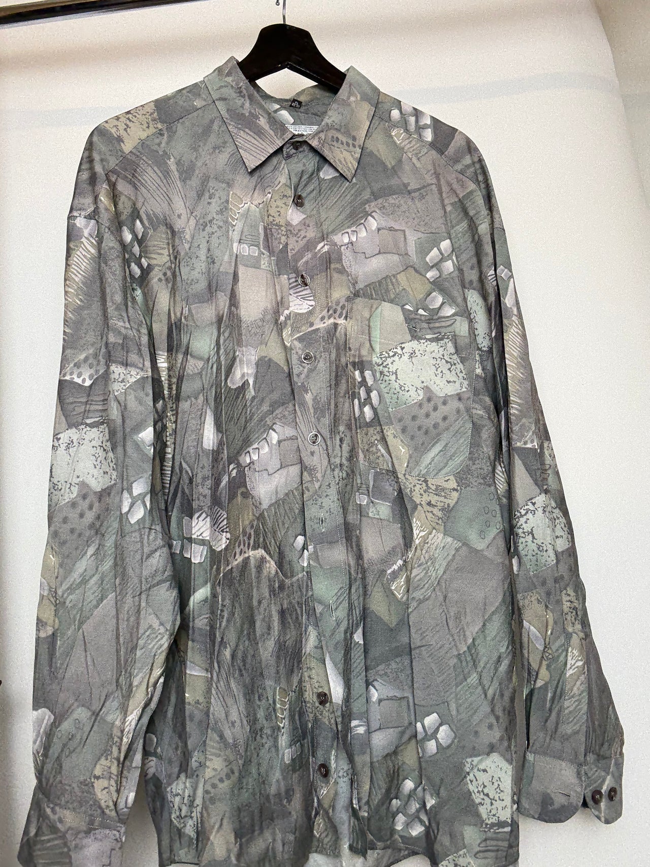 Chemise fluide imprimée XL braderie