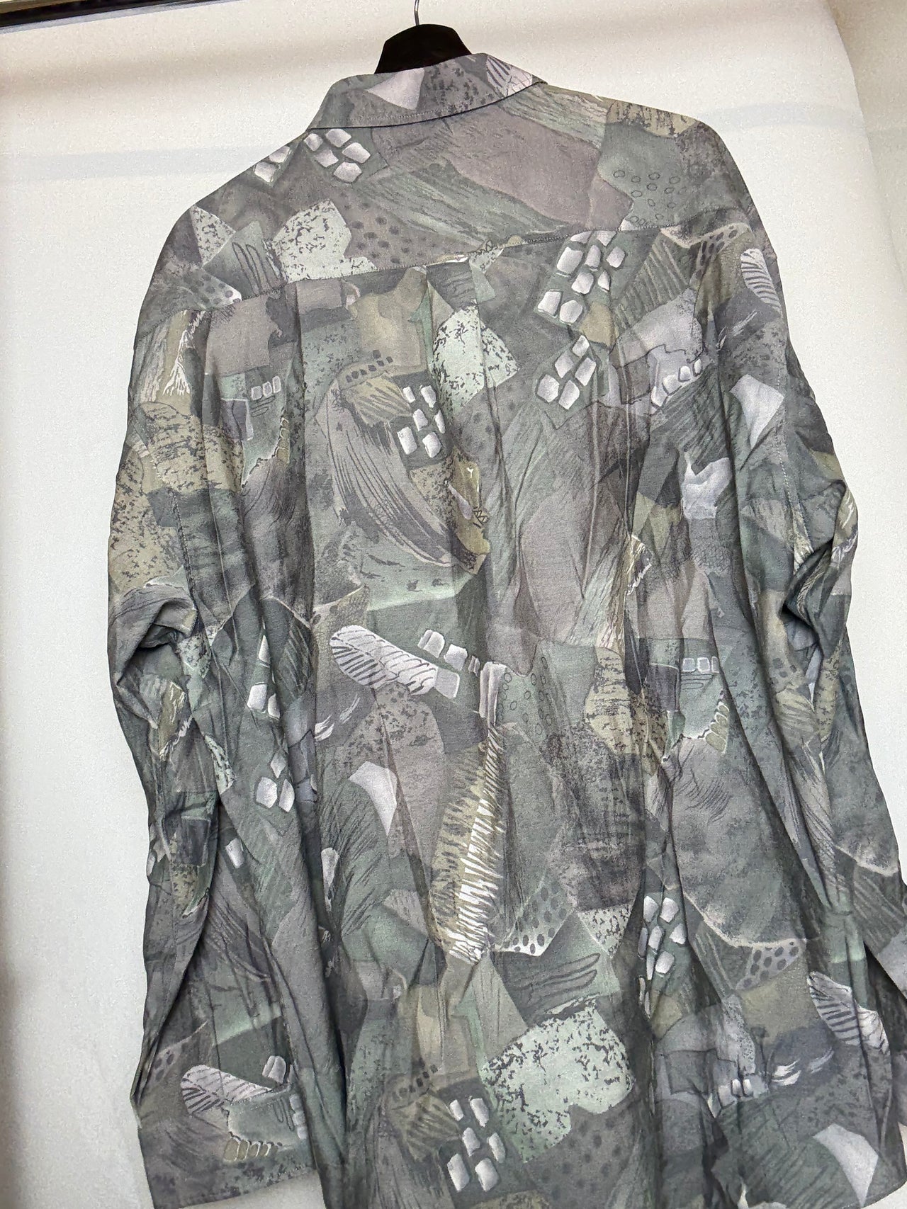 Chemise fluide imprimée XL braderie