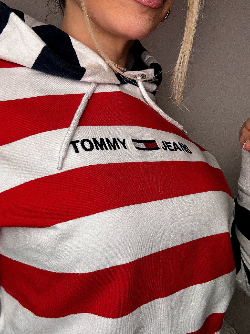 Sweat à capuche crop TOMMY HILFIGER S vintage