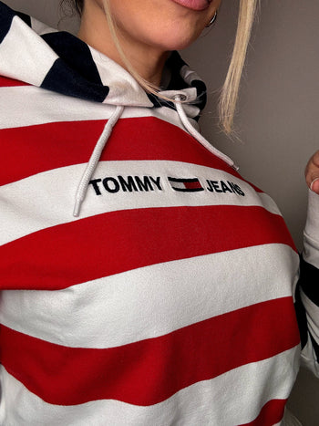 Sweat à capuche crop TOMMY HILFIGER S vintage