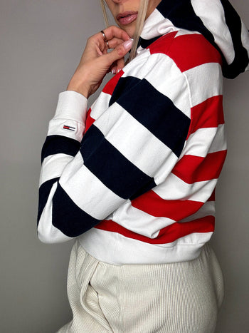 Sweat à capuche crop TOMMY HILFIGER S vintage