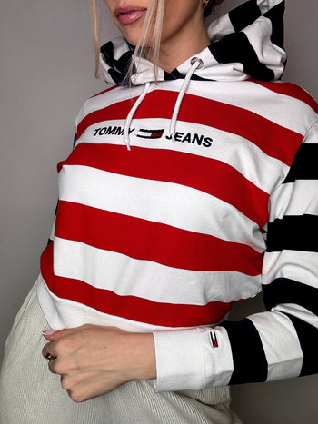 Sweat à capuche crop TOMMY HILFIGER S vintage