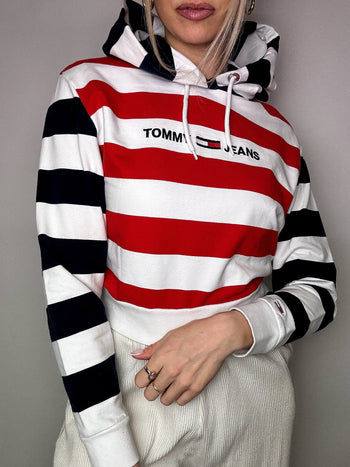Sweat à capuche crop TOMMY HILFIGER S vintage