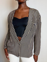 Top / veste polka dots M vintage