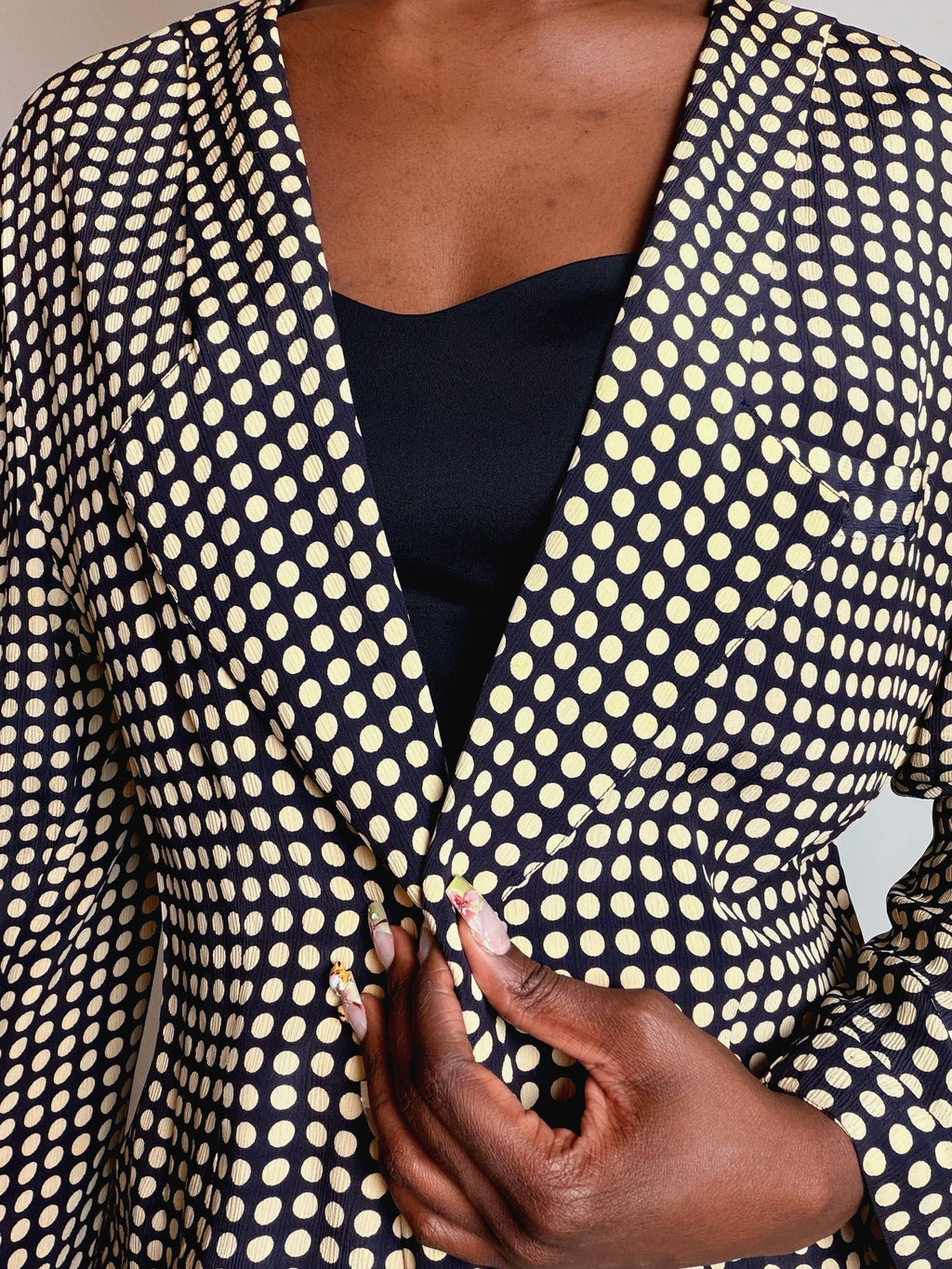 Top / veste polka dots M vintage