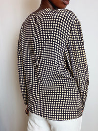 Top / veste polka dots M vintage