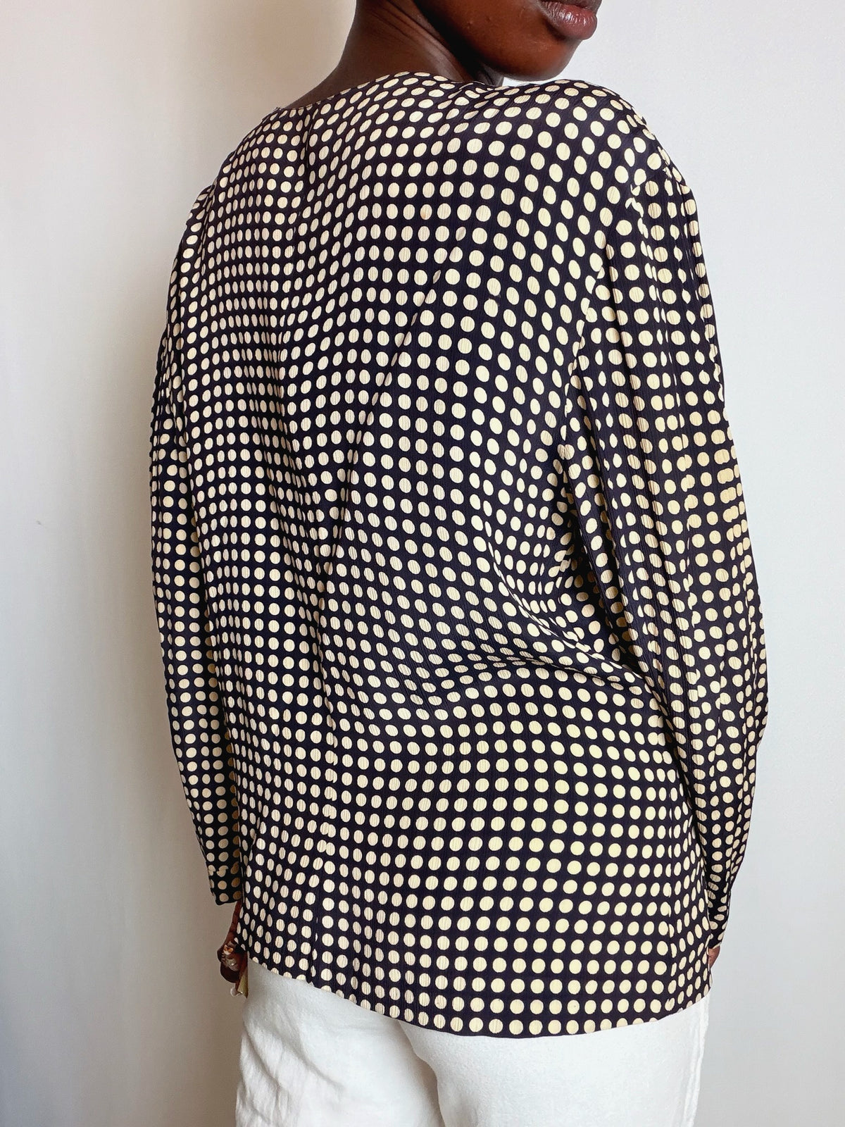 Top / veste polka dots M vintage