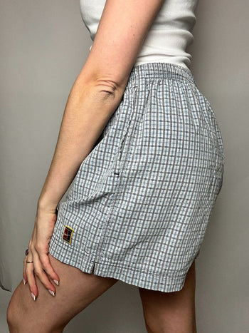 Short en coton à carreaux NIKE L vintage
