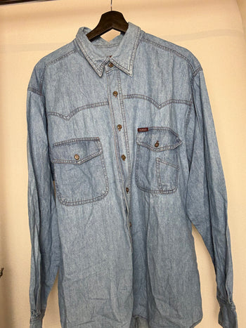 Chemise en jean M/L braderie