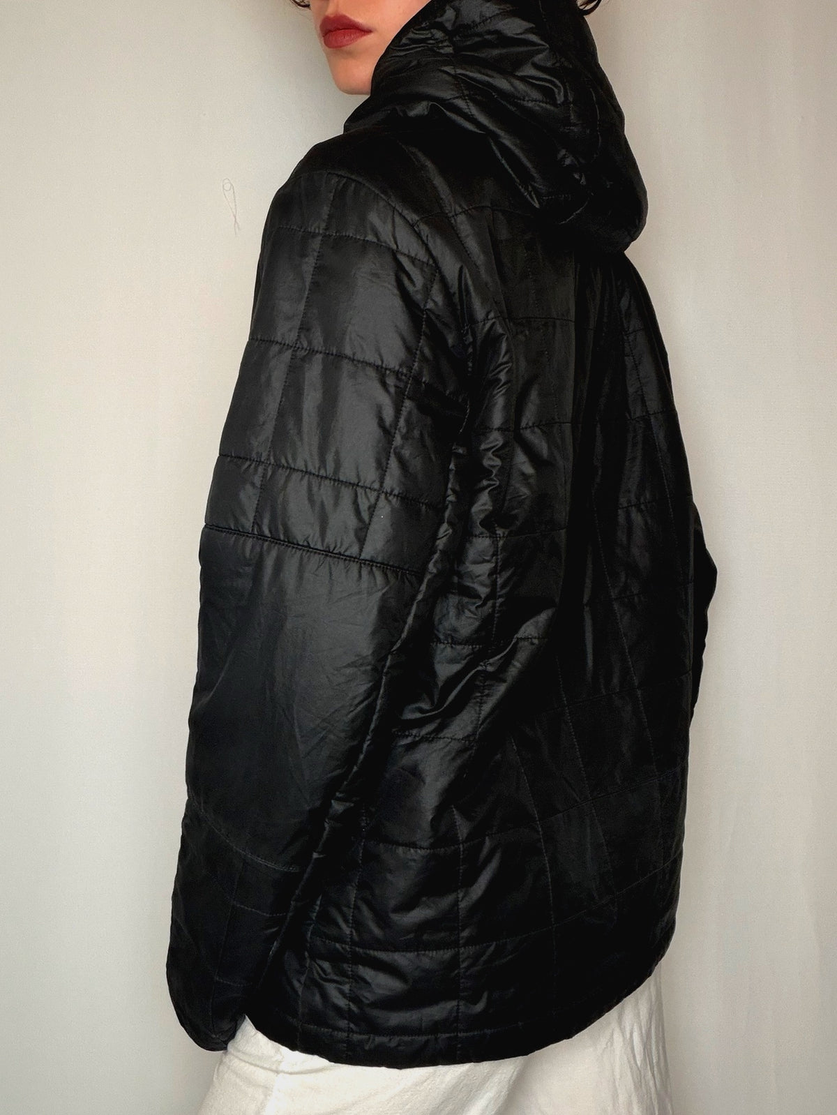 Doudoune fine noire Nike M vintage
