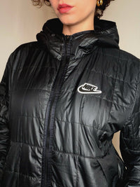 Doudoune fine noire Nike M vintage