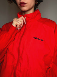 Veste bomber rouge Adidas L vintage