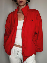 Veste bomber rouge Adidas L vintage